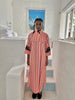 Orange Stripe kaftan