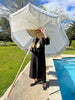 Black Cotton  Design Embroidered Kaftan