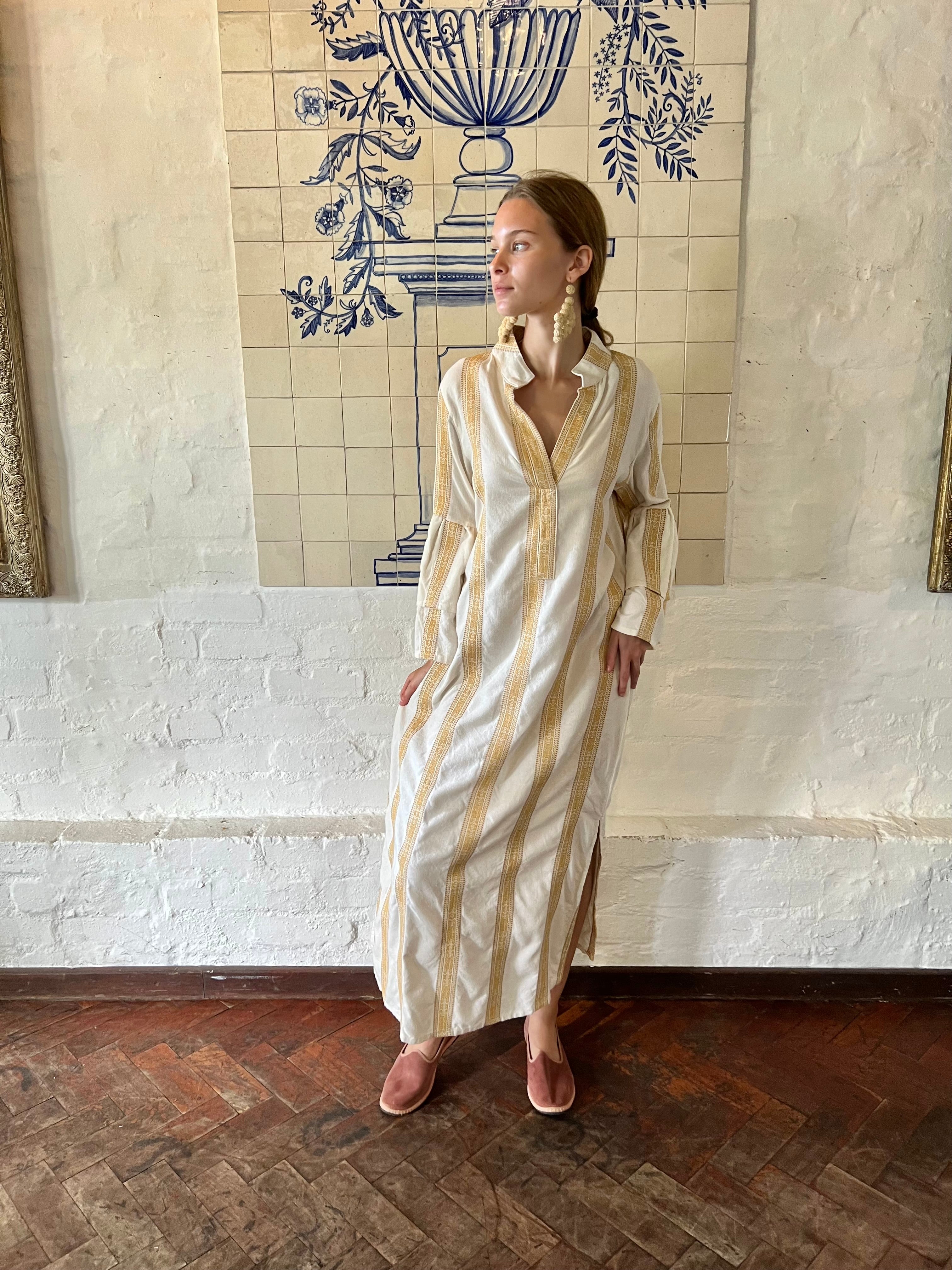 Soleil Striped Kaftan