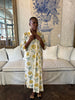 Poppy Yellow Cotton Kaftan