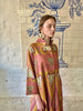 Coral Ikat Kaftan