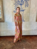 Coral Ikat Kaftan