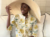 Poppy Yellow Cotton Kaftan