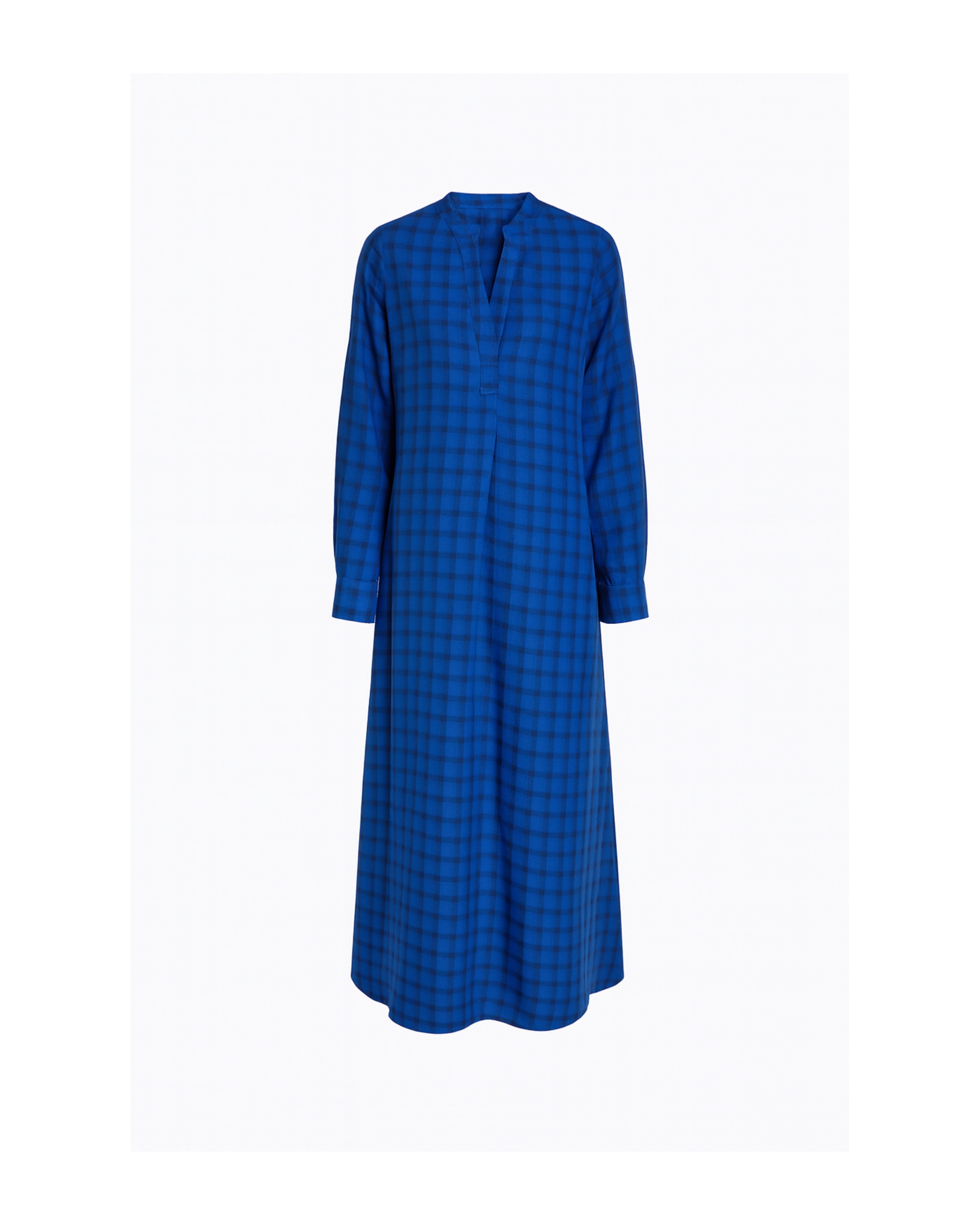 Blue Check Kaftan