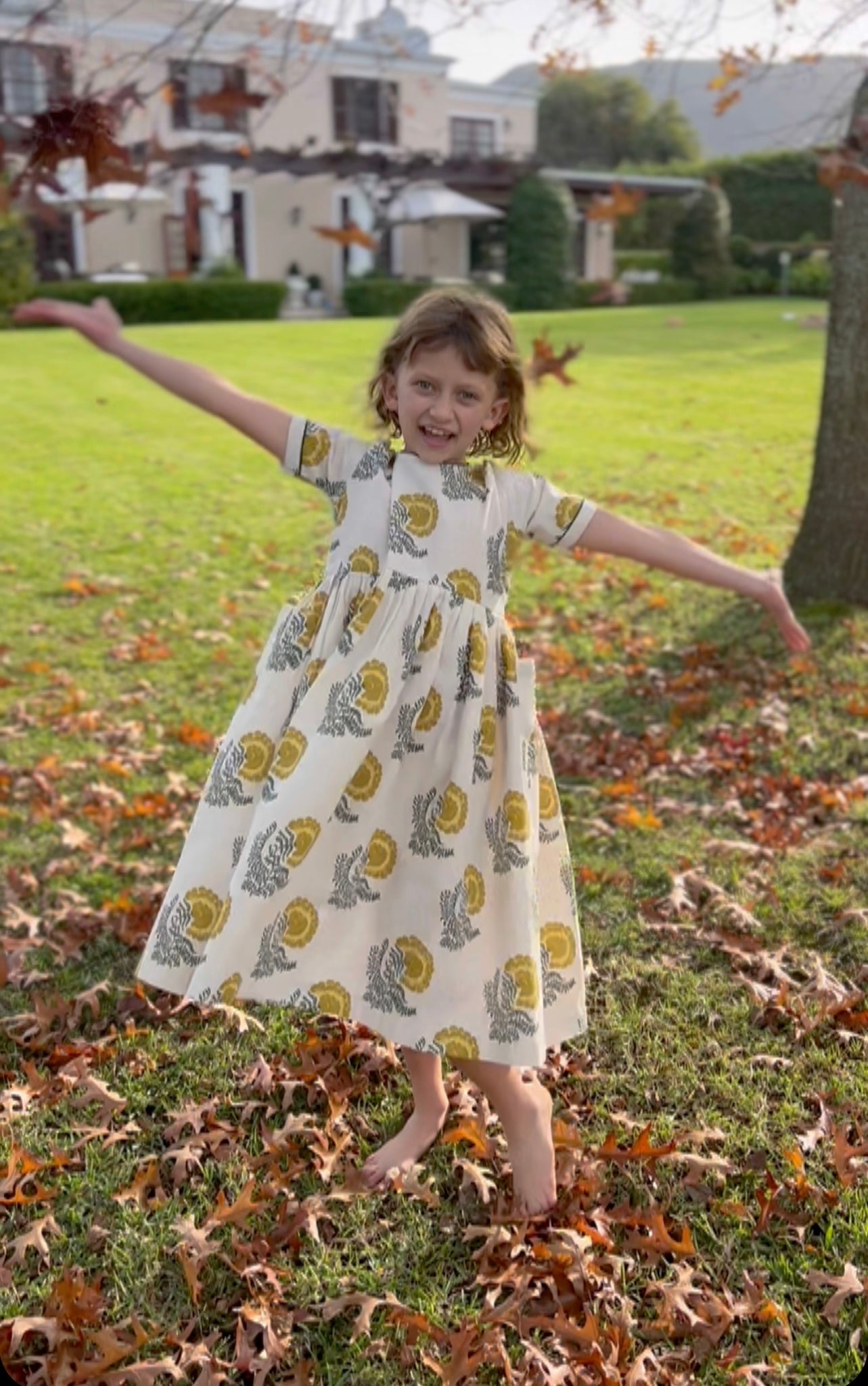 The Franki dress - Ochre Marigold
