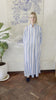 Load and play video in Gallery viewer, Blue Stripe Cotton Kaftan