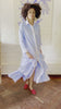 Load and play video in Gallery viewer, Blue Stripe Cotton Shirt Dress
