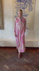 Load and play video in Gallery viewer, Pink Damask  Linen Kaftan