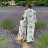 Load image into Gallery viewer, Poppy Blue Cotton Kaftan