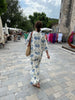 Load image into Gallery viewer, Poppy Blue Cotton Kaftan